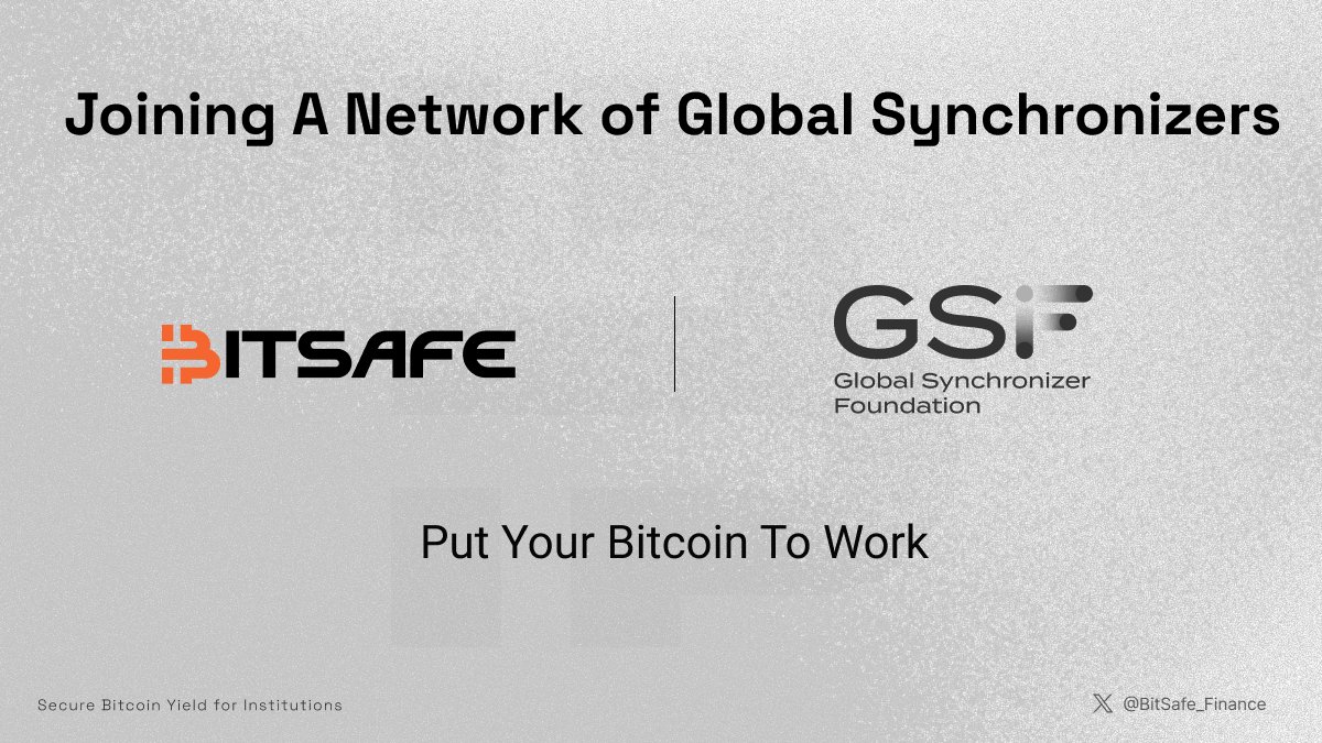iBTC Network (@ibtcnetwork) on Twitter photo Institutional Finance rails are forming š¦
7 new firms have joined the <a href="/GlobalSyncFdn/">Global Synchronizer Foundation</a> āincluding <a href="/BitSafe_Finance/">BitSafe</a>
Participate in the network with giants like <a href="/BankofAmerica/">Bank of America</a>, <a href="/GoldmanSachs/">Goldman Sachs</a>, and more are poised to trade on š¤
Hereās whatās coming on the <a href="/CantonNetwork/">Canton Network</a> ā Institutional Finance rails are forming š¦
7 new firms have joined the <a href="/GlobalSyncFdn/">Global Synchronizer Foundation</a> āincluding <a href="/BitSafe_Finance/">BitSafe</a>
Participate in the network with giants like <a href="/BankofAmerica/">Bank of America</a>, <a href="/GoldmanSachs/">Goldman Sachs</a>, and more are poised to trade on š¤
Hereās whatās coming on the <a href="/CantonNetwork/">Canton Network</a> ā