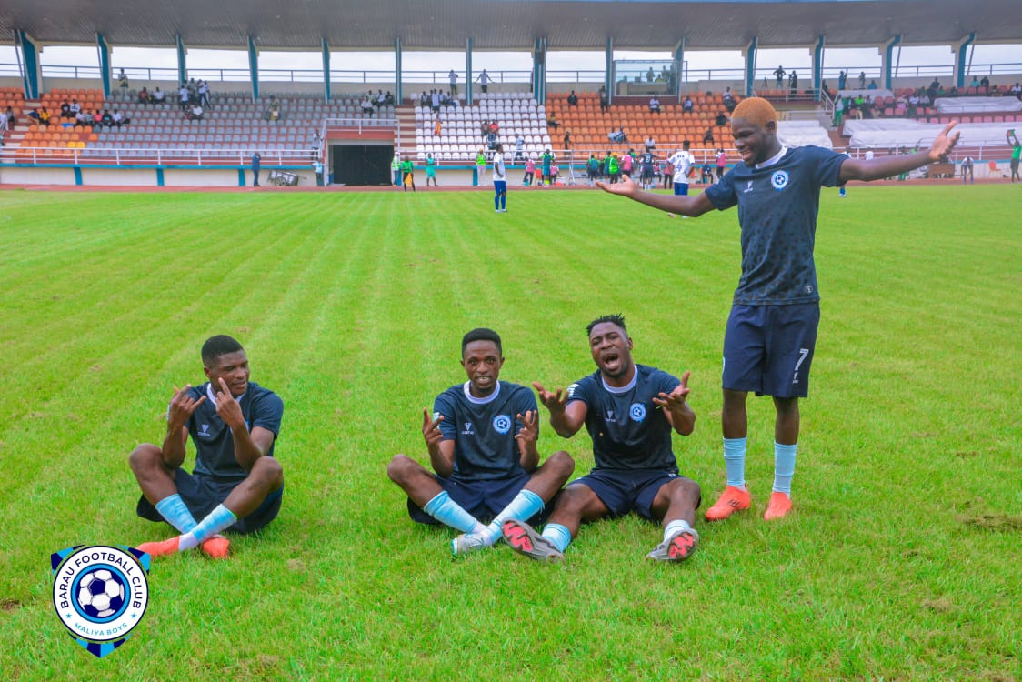 Jubilation as Barau FC secures spot in premier league 

Today, my Football Club; Barau FC has secured a spot in the Nigeria Premier Football League (NPFL) following the defeat of Doma United.