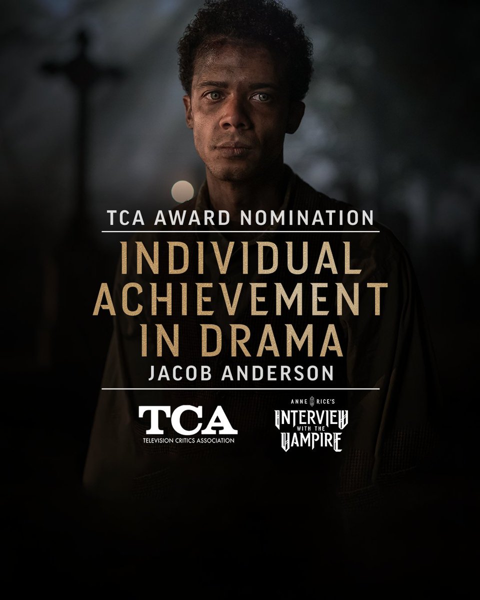 AMCsAnneRice's tweet image. The #TCAawards have impeccable taste. #InterviewWithTheVampire