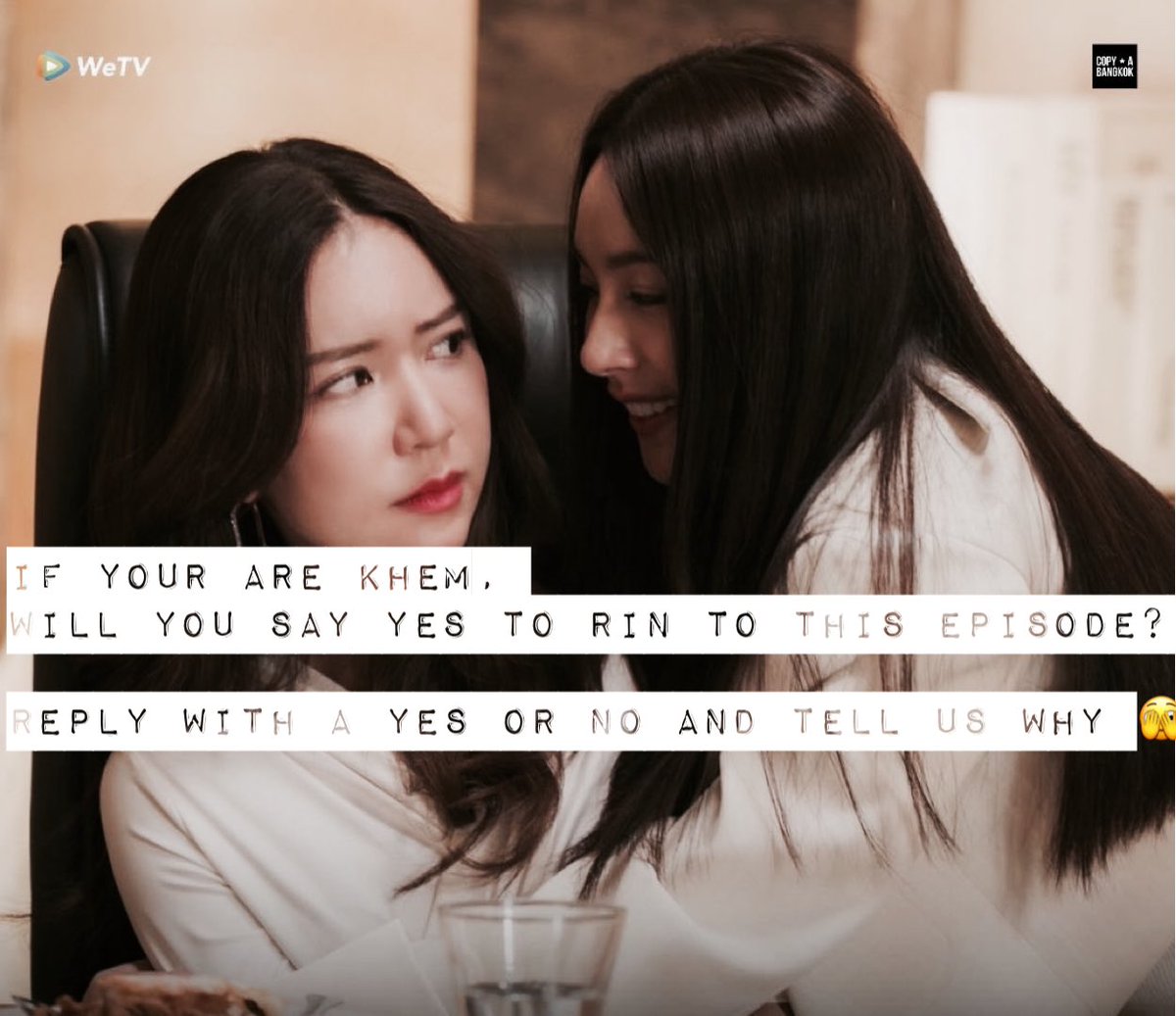 EnJuniverse's tweet image. 🧠 Fan Poll: &quot;Who&apos;s More in Pain?&quot;
Let’s vote!

🥀 Who suffered more in Denied Love?

✔️Khemjira
✔️Khun Rin
✔️Us, the viewers

React to vote and defend your choice in the comments!

KHEMRIN TERM BREAK
#DeniedLoveEP7