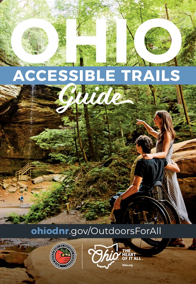 ohiodnr's tweet image. Have you checked out our Accessible Trails Guide?
The guide has info about accessible trails found at ODNR properties across the state, including in your @OHStateParks, state nature preserves and wildlife areas.
Download it here: dam.assets.ohio.gov/image/upload/o…