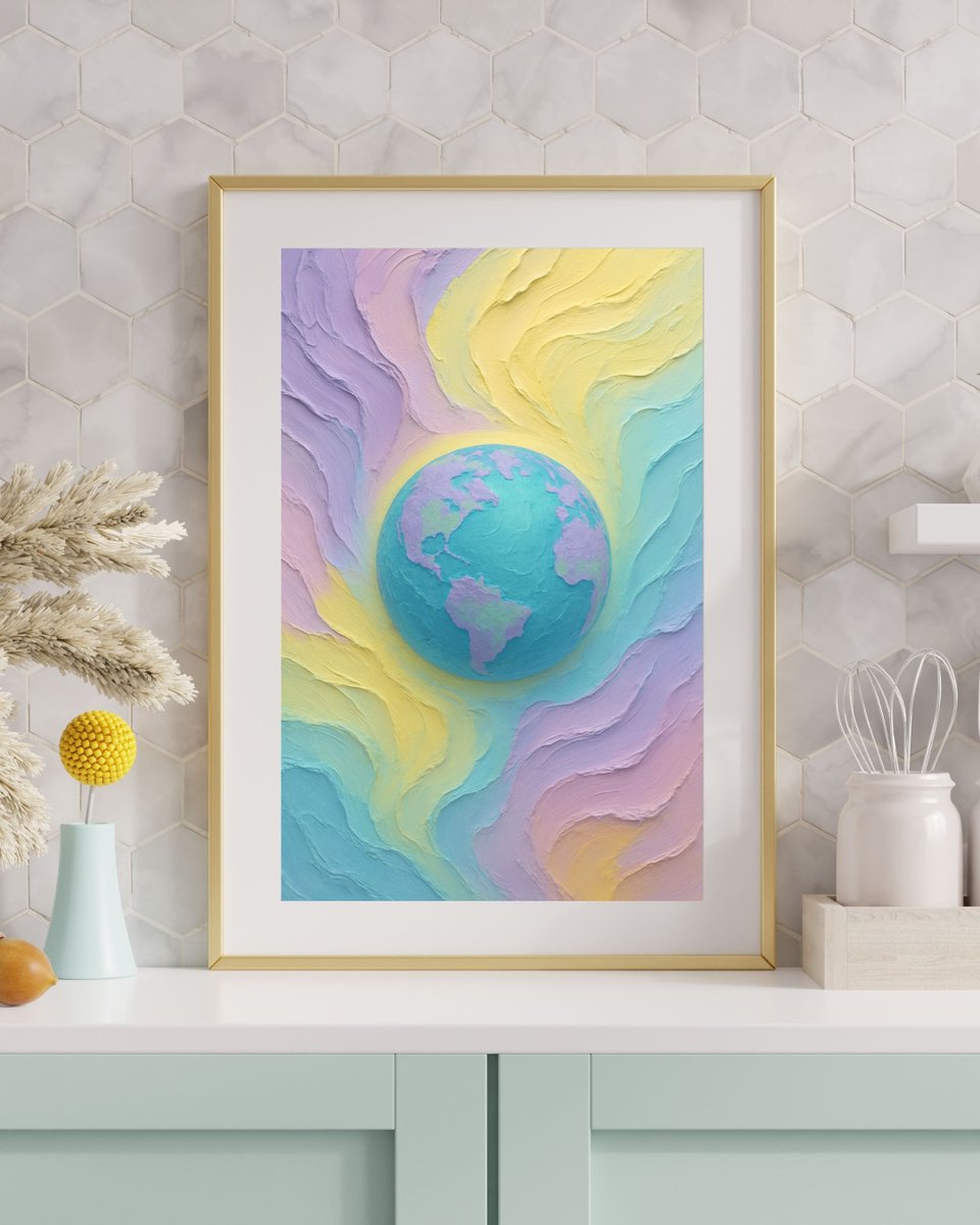 LivSolara's tweet photo. Whispers of Earth – Abstract Pastel Planet Art, Available now.
#ArtForSale, #AbstractArt, #PlanetArt, #SoothingArt, #BuyArtOnline, #PastelAesthetic, #ArtCollectors, #InspiredByNature https://t.co/zg37XJjIZI