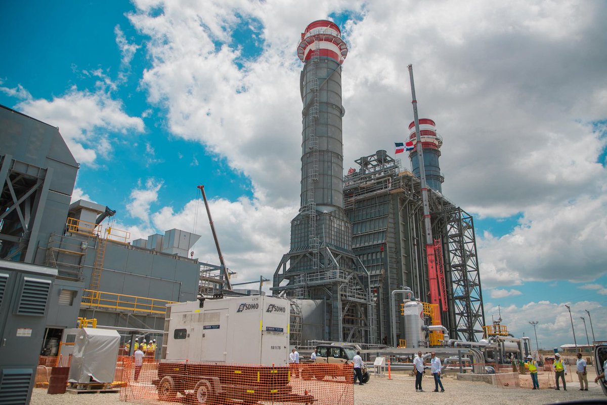 ¡Un verdadero hito! La obra eléctrica más trascendental en la historia del país, ha sido inaugurada por el presidente @LuisAbinader. Se trata de una línea de transmisión de 345 kV, con 128 km de recorrido que conecta los proyectos de generación a gas natural de Montecristi con