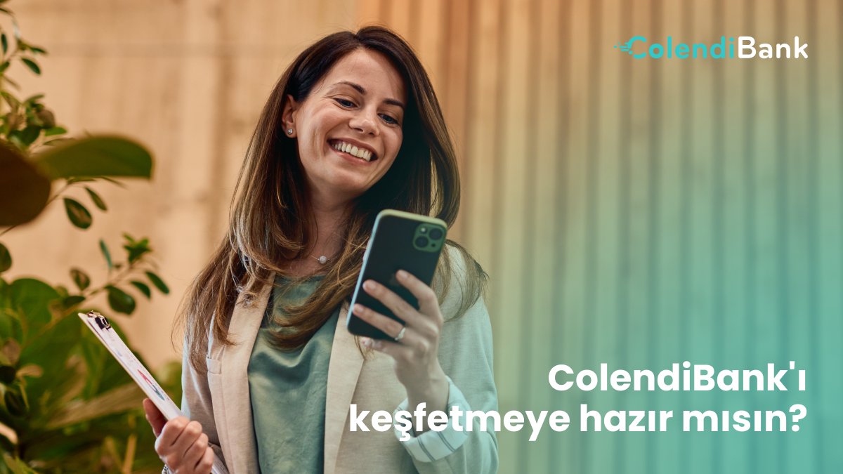 ColendiBank’ı ilk sen keşfet 🩵

Bu yolculuk özel olacak, çünkü hep birlikte şekillenecek. 

Şu an sadece sınırlı sayıda kullanıcıyla şekillendiriyoruz ama iyi haber:

🎉Hâlâ erken kayıtla katılabilirsin.

Hazırsan başlıyoruz 🚀

🔗 colendibank.com/ilk-musteriler…