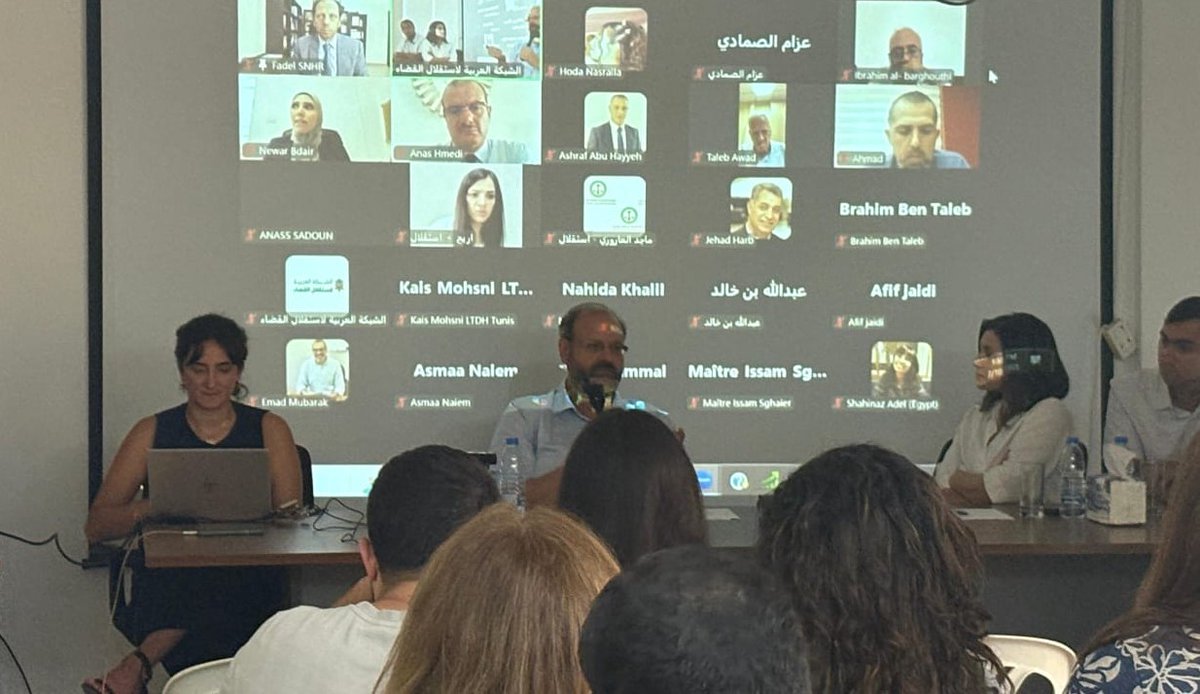 الشبكة العربية لاستقلال القضاء tweet media