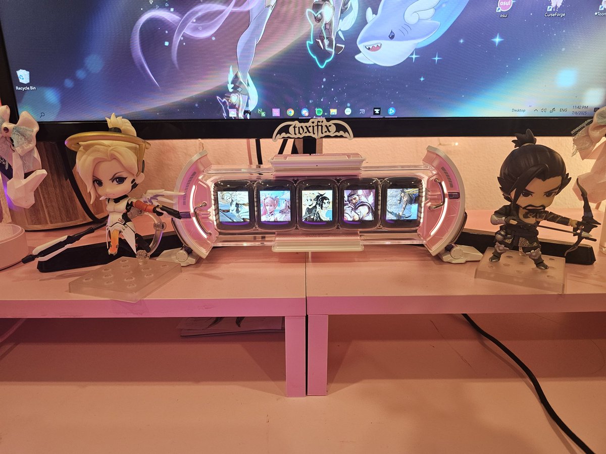 toxifix's tweet image. Hanzo and mercy on display :3