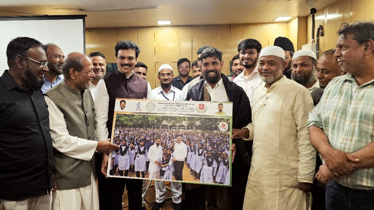 FaheemQureshinc's tweet image. In coordination with Janab B. Shafiullah Sahab IFS (Secretary, Minority Welfare Department), a meaningful interaction was held with Hyderabad-based NGOs and social activists.
The purpose of the meeting was to gather valuable input and encourage maximum admissions of minority…