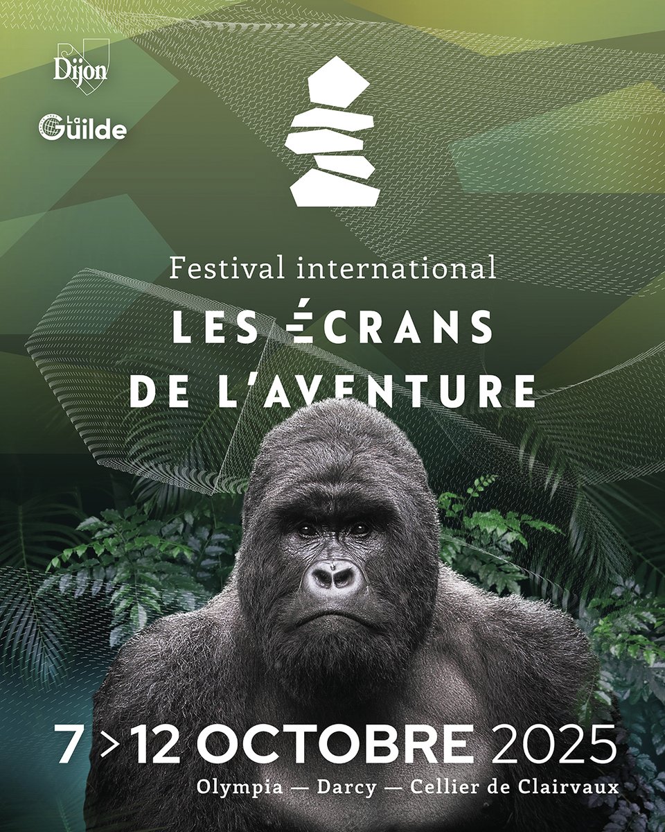 [Communiqué] Affiche dévoilée, préventes ouvertes : le festival Les Écrans de l'aventure lance sa 34e édition !
 
Infos &amp; visuels ➡️ tinyurl.com/cp1-ecrans25

<a href="/LaGuilde_Action/">La Guilde</a> <a href="/dijon/">Ville de Dijon</a>
