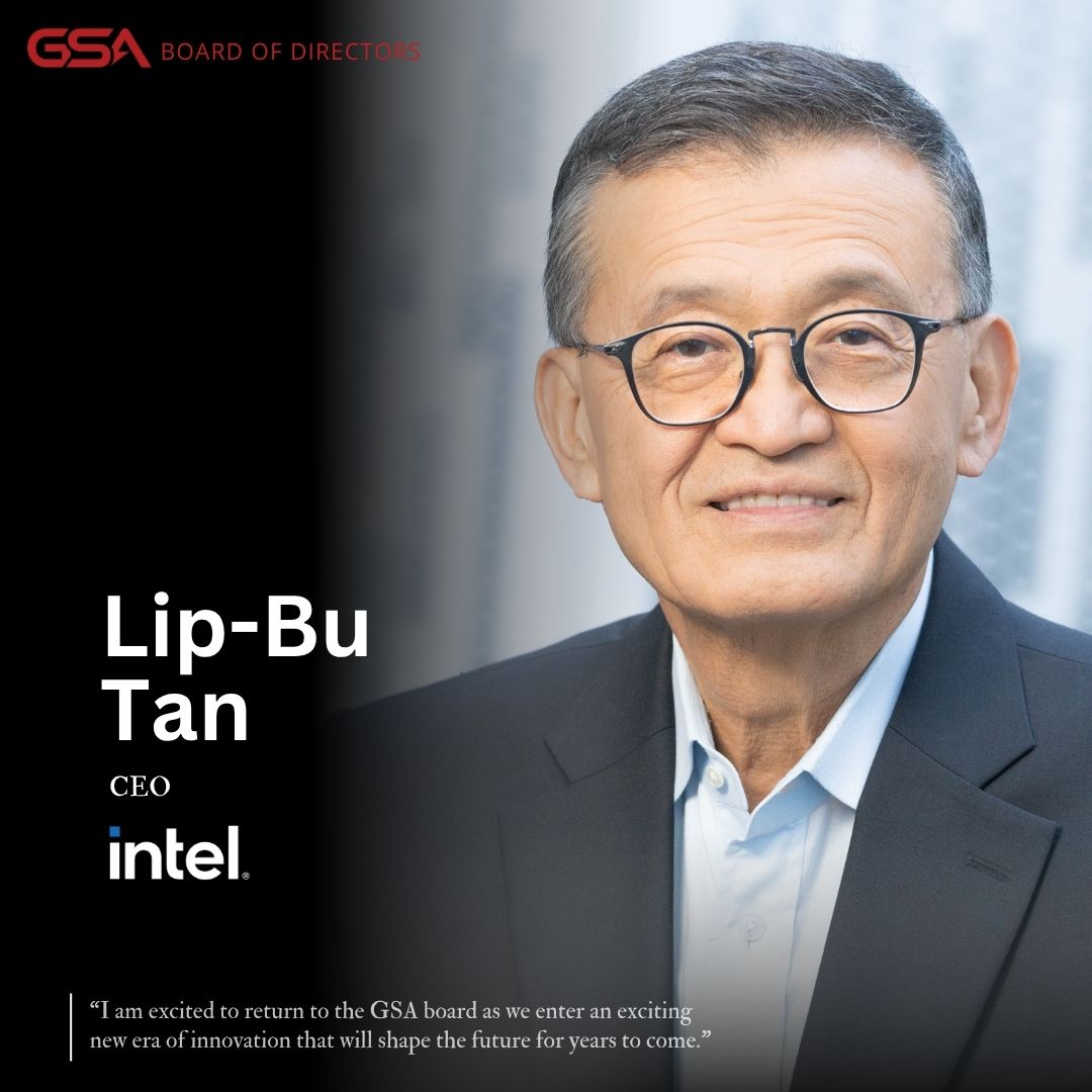 GlobalSemi's tweet image. We are honored to announce the appointment of Lip-Bu Tan, CEO of @intel, to the GSA Board of Directors.
Please join us in welcoming Lip-Bu!
Learn more on GSA Board of Directors: gsaglobal.org/gsa-leadership….
#GSA #semiconductor #technology