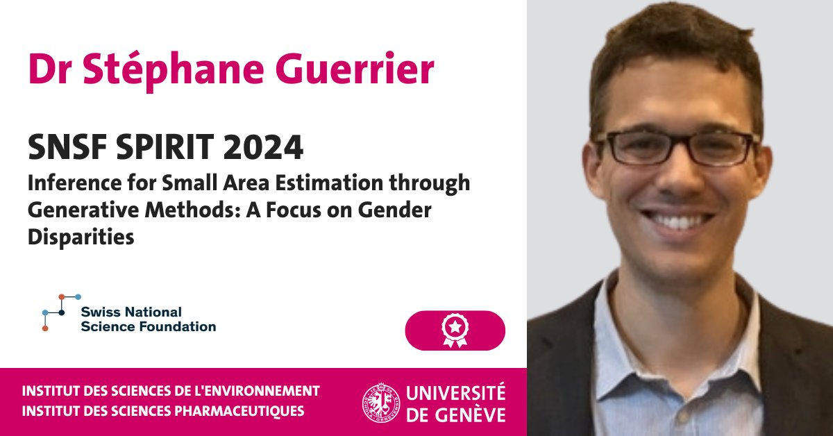 UNIGEnews's tweet image. 🏅 Valentina Borghesi, professeure à la Faculté de psychologie et des sciences de l'éducation, et Stéphane Guerrier, professeur à la Faculté des sciences @sciences_UNIGE , sont les deux lauréat-es du SNSF SPIRIT 2024, un programme dédié aux projets de recherche internationaux des…