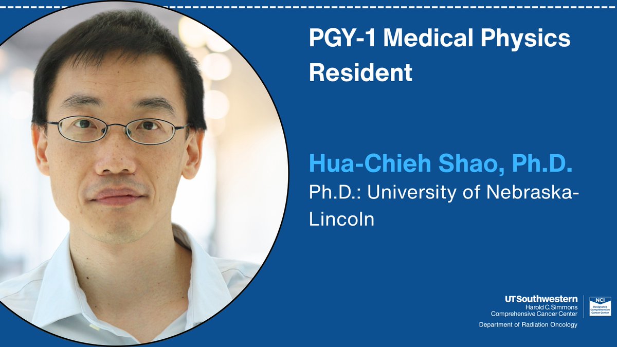 UTSW_RadOnc's tweet image. A warm welcome to our newest medical physics residents! We're thrilled to have these brilliant minds join our team as they work towards advancing the science behind cancer care.