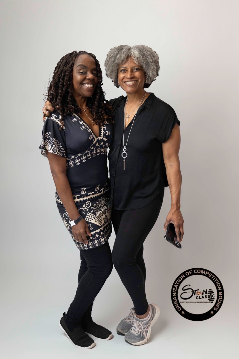 YvonneHarper's tweet image. An event is only as good as the team behind it. Meet Yvonne and Lorraine — both passionate advocates for natural bodybuilding and dedicated to creating the best experience for athletes. We're in this for YOU! 

#OCBStoneClassic #BodybuildingCommunity #EventPromoter