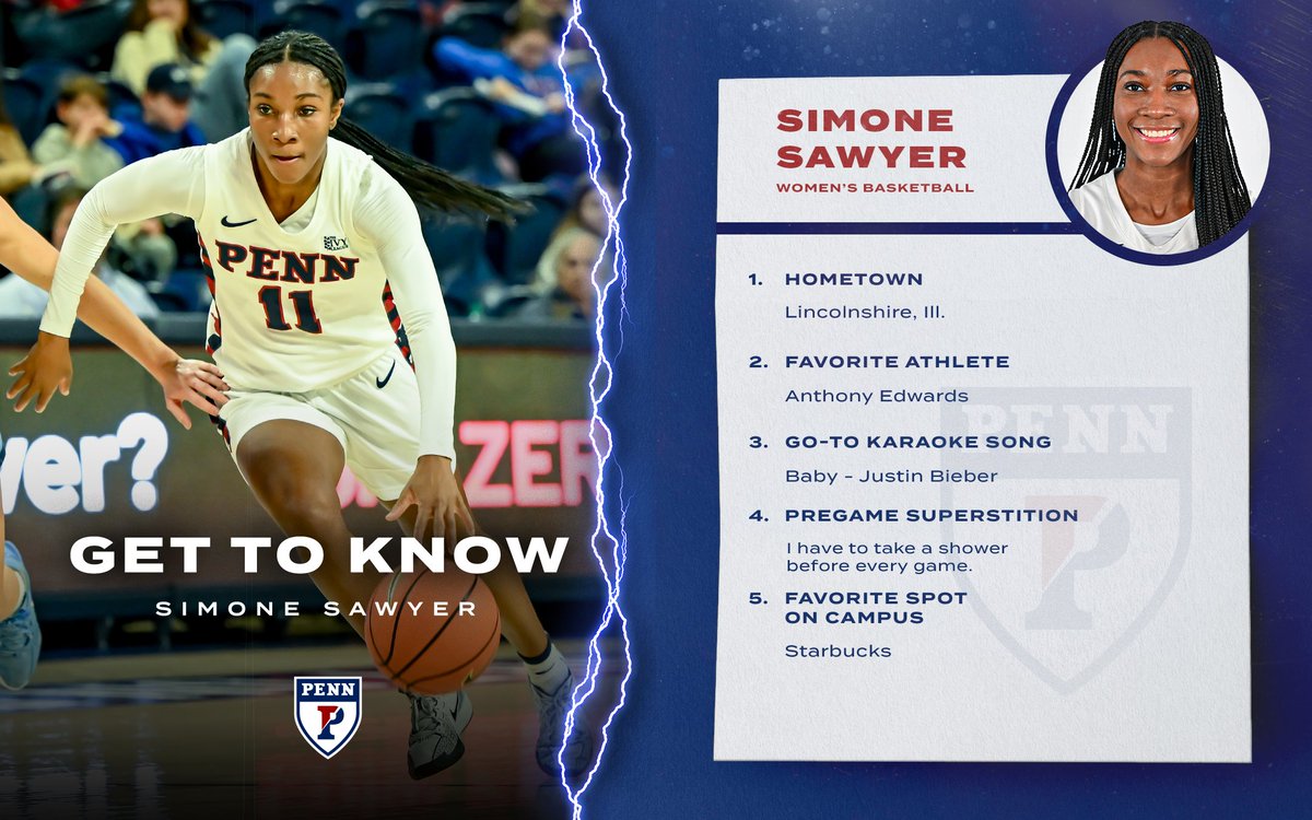 PennWBB's tweet image. 𝗚𝗘𝗧 𝗧𝗢 𝗞𝗡𝗢𝗪... @SimoneSawyerr!

Hey @theantedwards_, can we show Mo some love?!  👀

#FightOnPenn