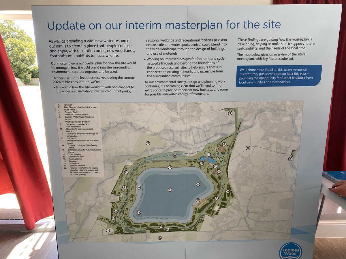 Attending consultation for a new reservoir. Fascinating to understand waterflow + location reasoning.