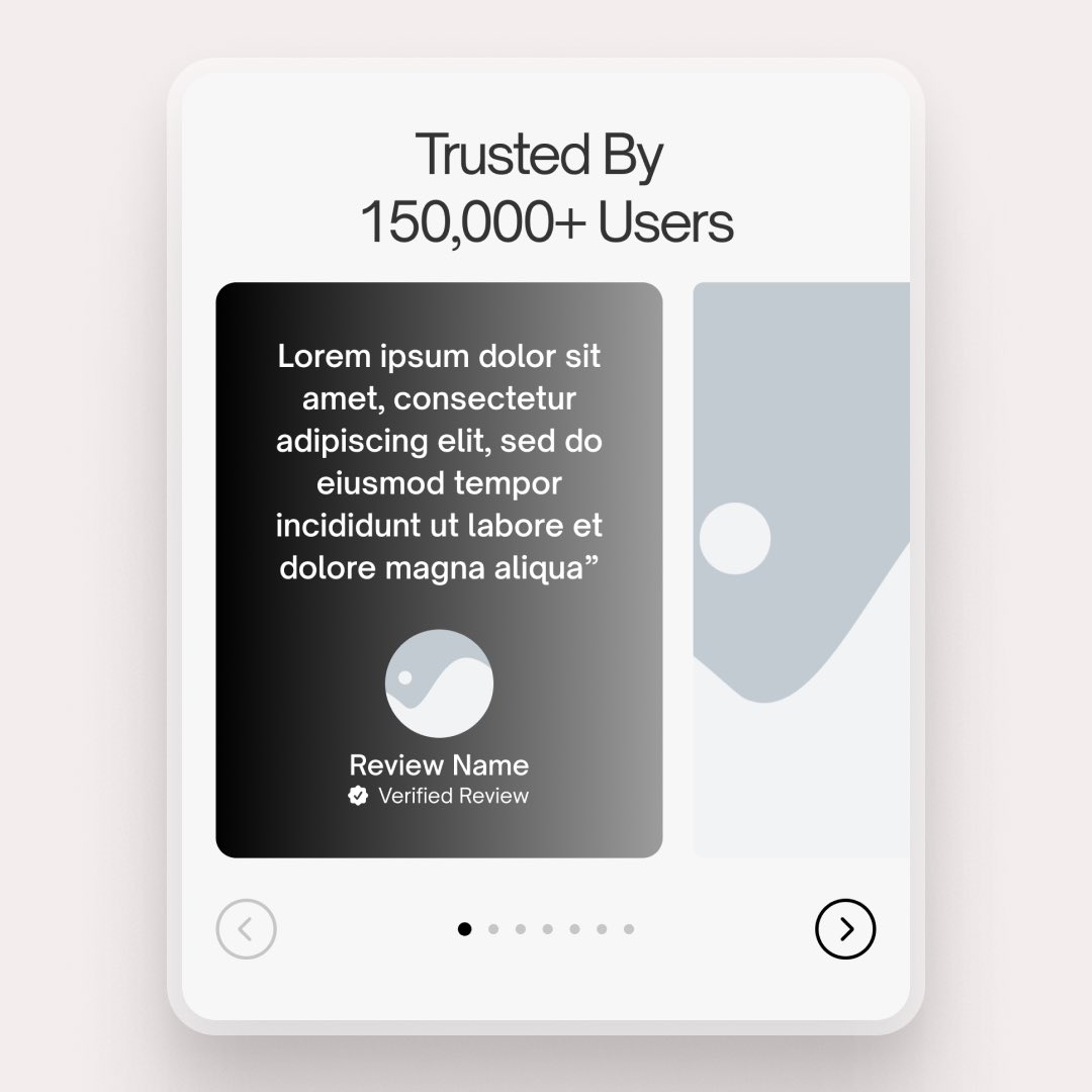 Testimonial Slider - Liquid Section

Go to "edit code" 
↓
In your sections folder create a new file named "testimonial-slider.liquid" 
↓
Paste this code: codepen.io/Duifff/pen/PwP…
↓
Go to "customize theme" and add the "Testimonial V2" section.

Customize text and colors to your