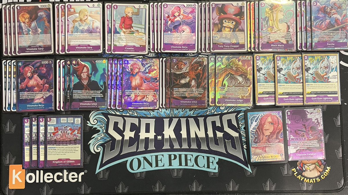 BlueJesus_SK's tweet photo. 🇦🇺Back to back 4-0 1st place 🏆 with Reiju 😍 at beyond

Dragon✅2🎲
YP Pudd✅1🎲
UPL✅2🎲 @PanOPTCG 😘
Vega✅2

Same list as yesterday a few new matchups any questions lmk or just buy @reneneneneneeee Reiju Metafy guide. 
Reiju the real BP BDIF🥇

#ONEPIECE #onepiececardgame https://t.co/2ucirp549R