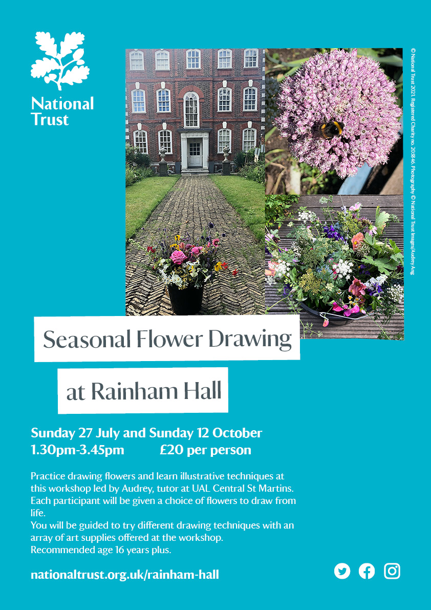 RainhamHallNT's tweet image. Seasonal flower drawing coming soon to Rainham Hall...
nationaltrust.org.uk/visit/london/r…