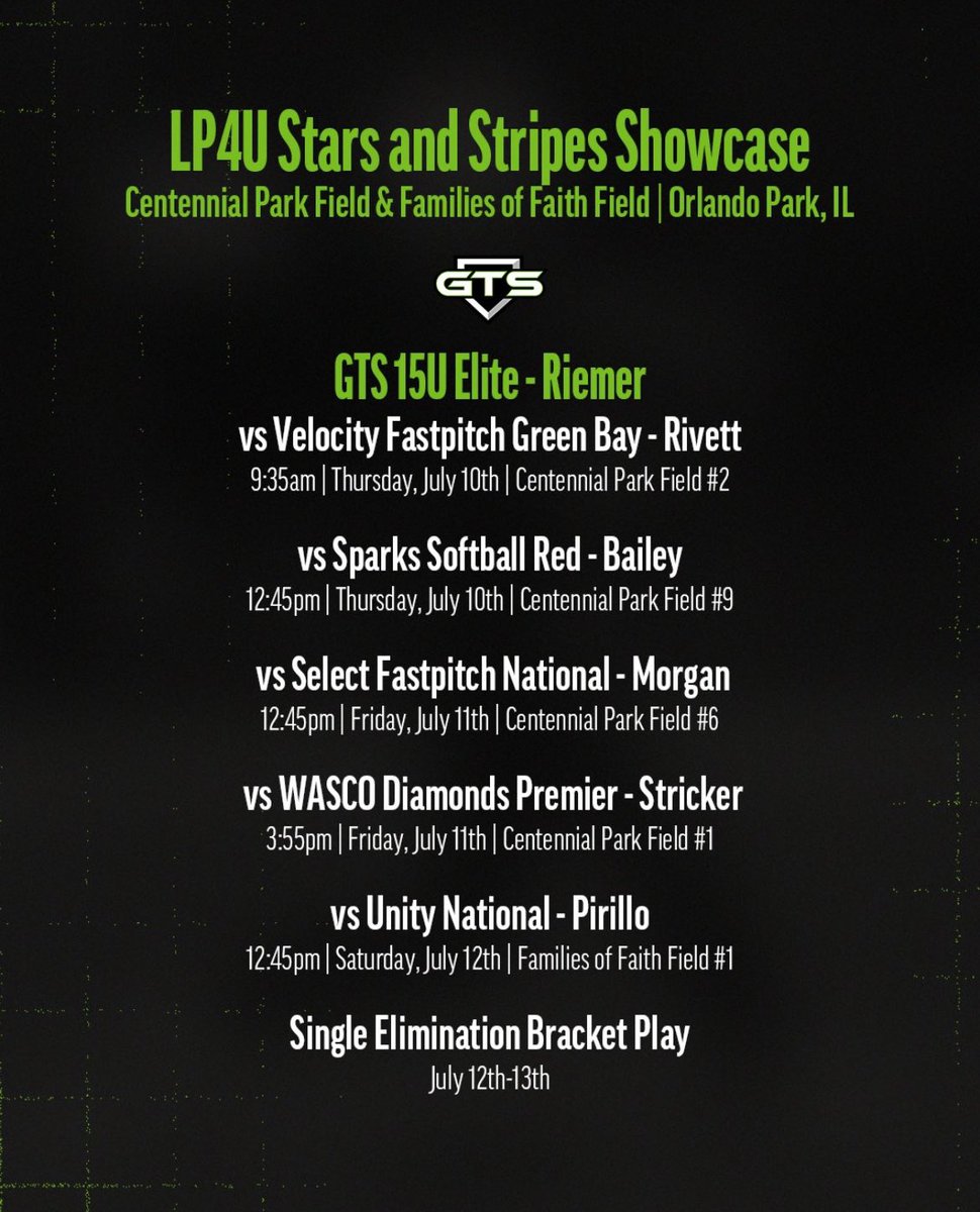Back in Illinois this weekend at Centennial Park! 🥎🥎