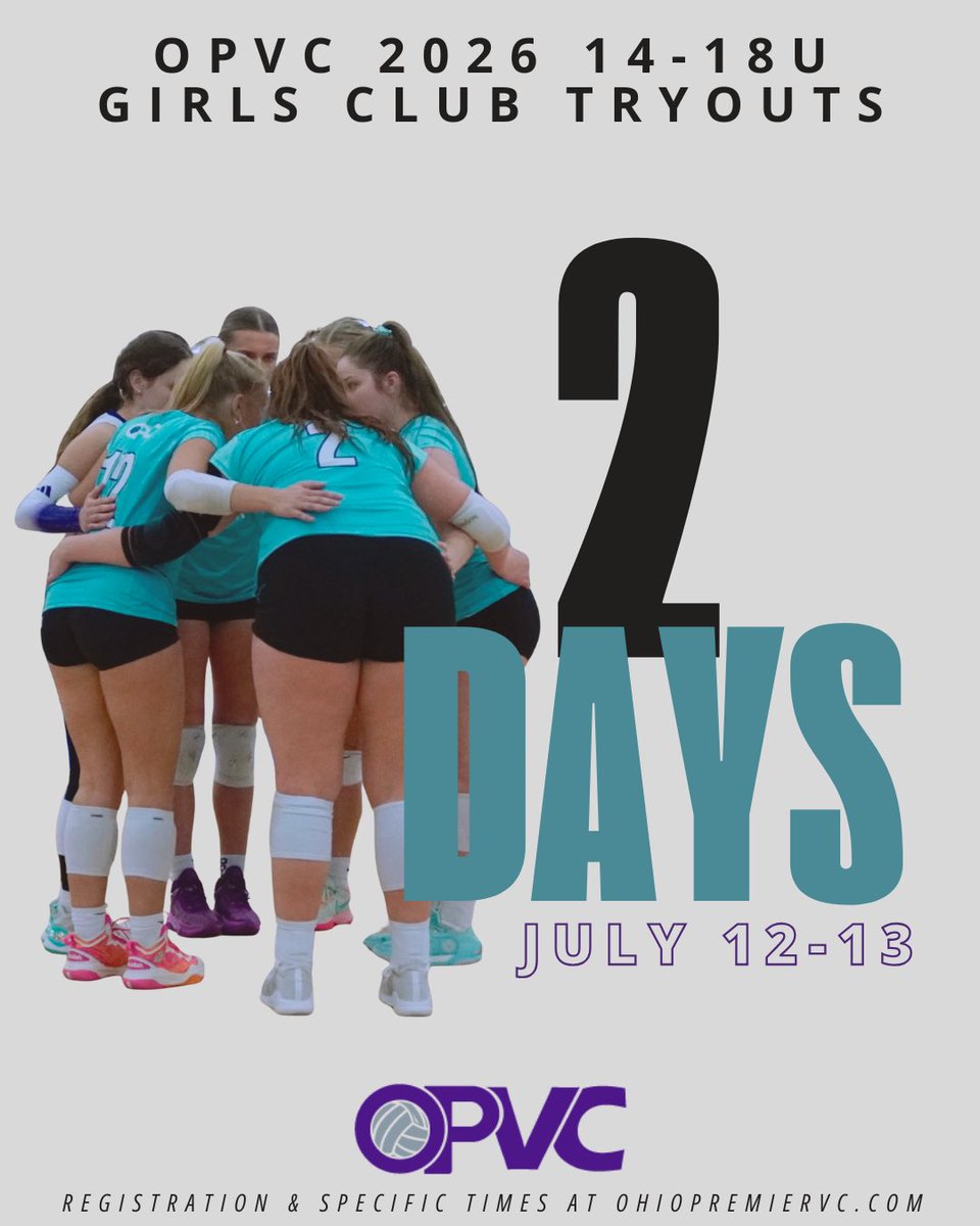 💜TWO DAYS💜 we can’t wait to see a full gym this weekend 🙌🏻🏐