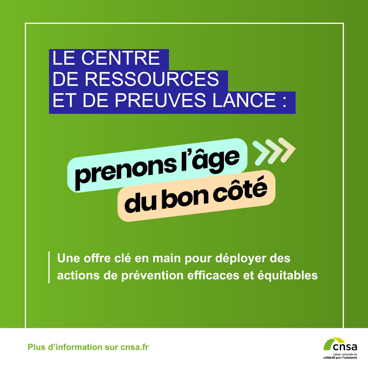 💡La CNSA lance un appel à manifestation d'intérêt pour constituer et former des équipes de pros au déploiement de son 1er programme de #prévention sur l’activité physique, l’alimentation et le lien social, pour les  personnes âgées de 60 ans et plus : cnsa.fr/actualites/un-…