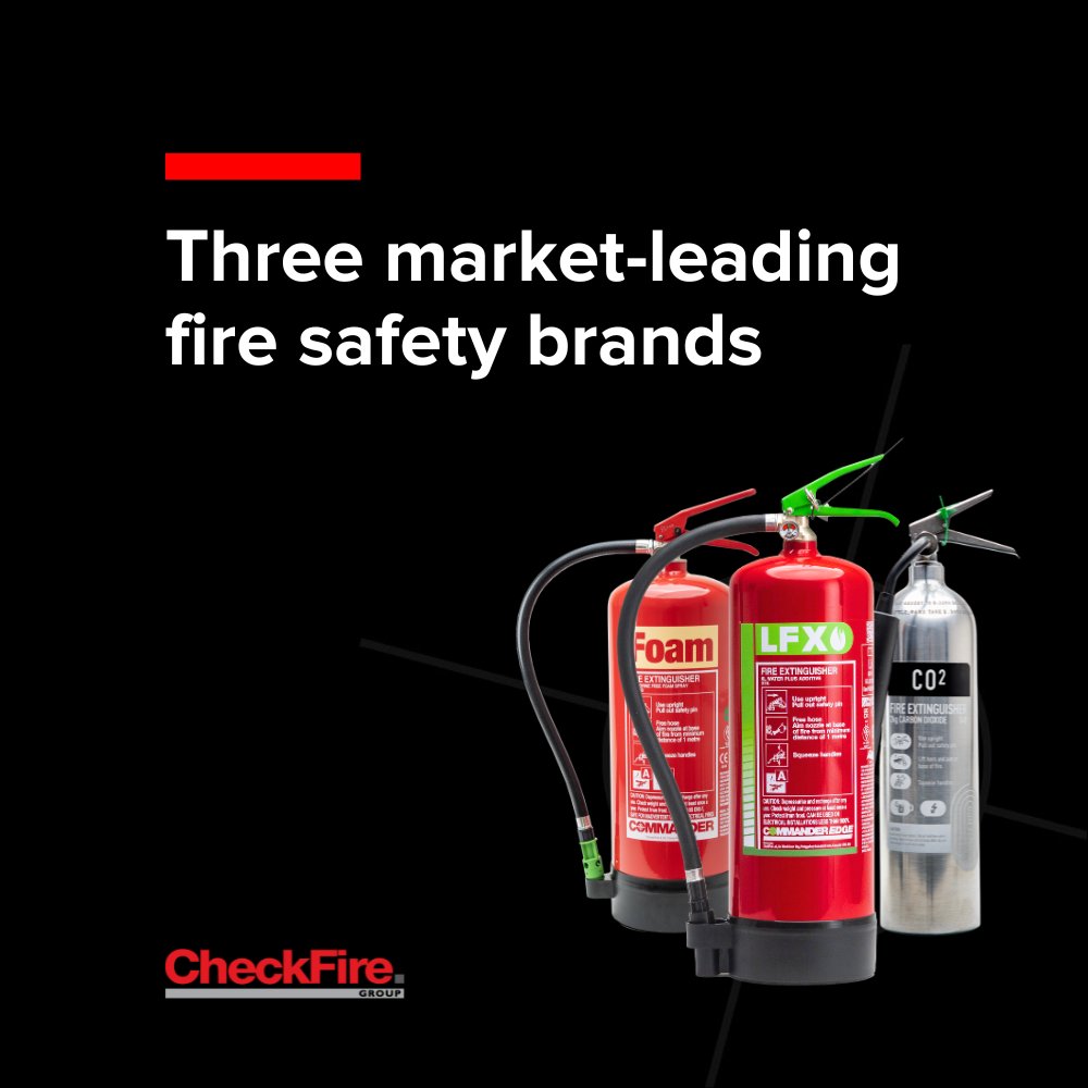 🧯 We are proud to supply our premium fire extinguisher brands, Commander, CommanderEDGE and Contempo, all PFAS-free!

Discover our brands: checkfire.co.uk