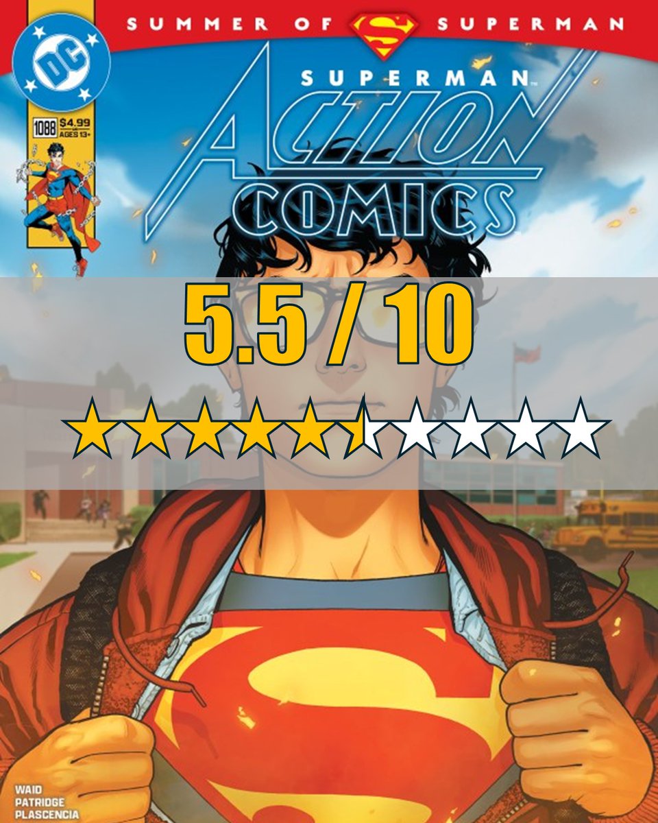 ComicalOpinions's tweet photo. Review: Action Comics #1088, by @DCComics on 7/9/25, continues the saga of Superman’s formative years with a fresh coat of nostalgia and a few dents in the armor.
#comics #nsbd #superman
Read the review in the comments⬇️ https://t.co/NuNWuK8nK6