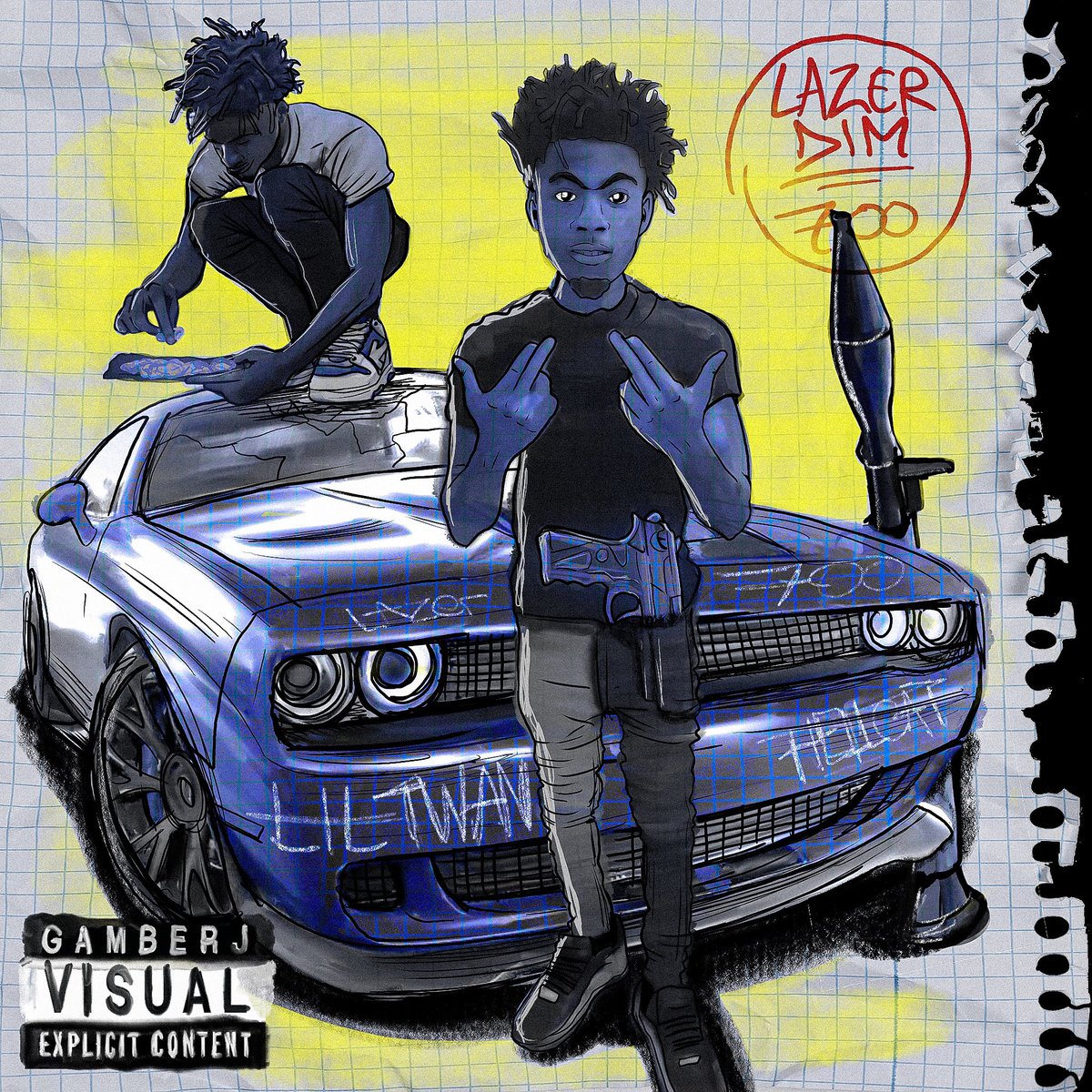 concept cover parce que j’étais inspiré #lazerdim700 #sybauguy