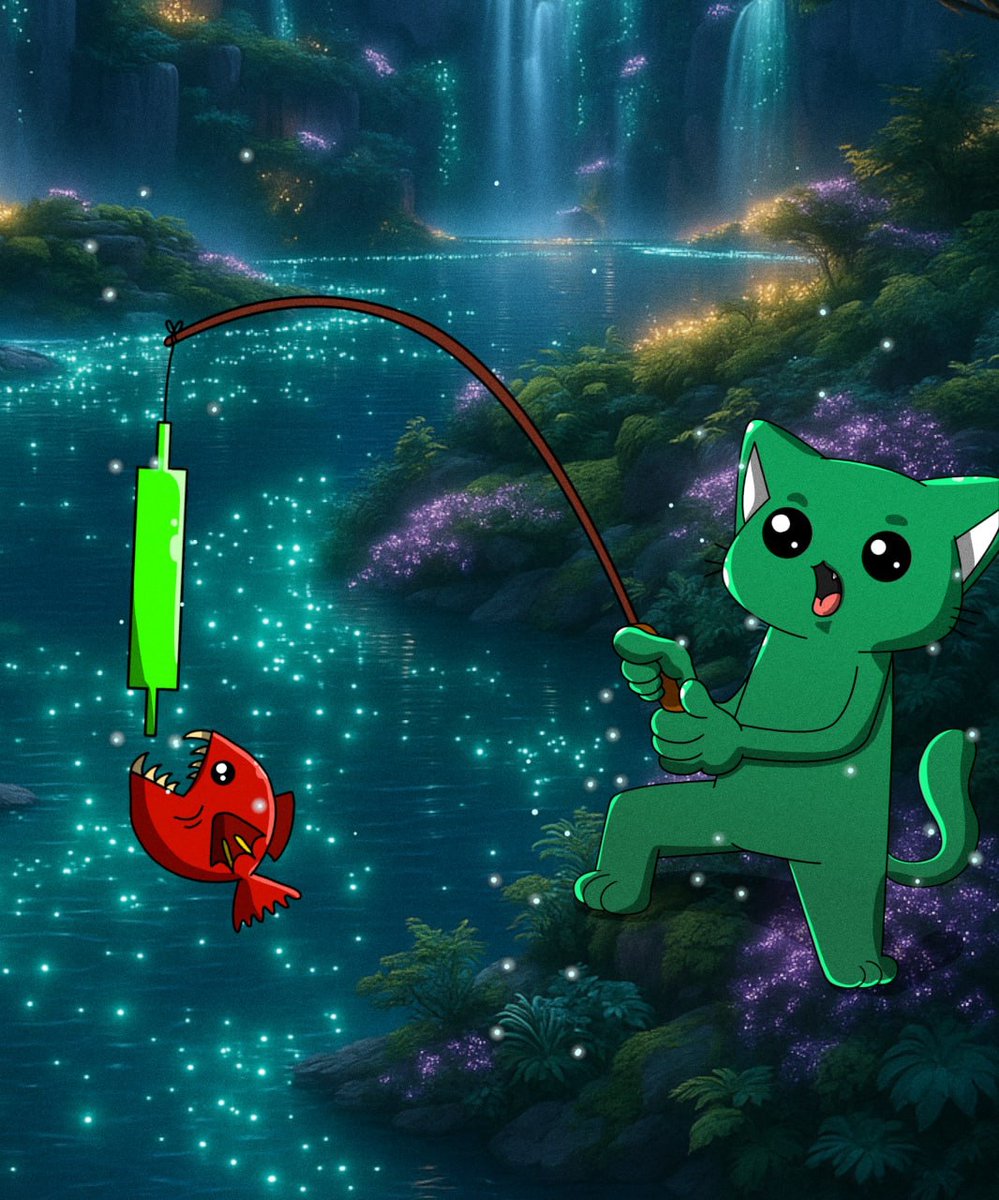 meowonabs's tweet image. Gmeow 

Just fishing for green