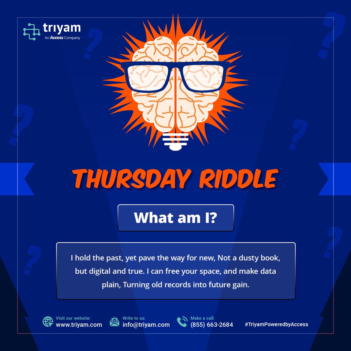 Preserve your legacy. Power your future.
Discover how Triyam helps you do both.
#SmartArchiving #TriyamPoweredbyAccess