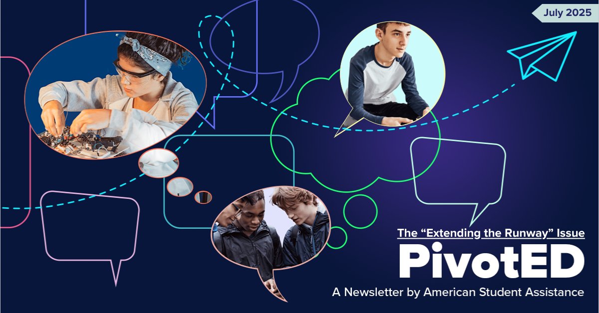 ASA_Impact's tweet image. In July&apos;s PivotED, our President &amp;amp; CEO, Jean Eddy discusses our &amp;amp; Education Strategy Group&apos;s recently-launched Middle School Career Exploration Impact and Learning Network &amp;amp; invites us to listen to latest episode of the &quot;One-Question Podcast.&quot;

☀️ Dive in: bit.ly/4eEKLaB