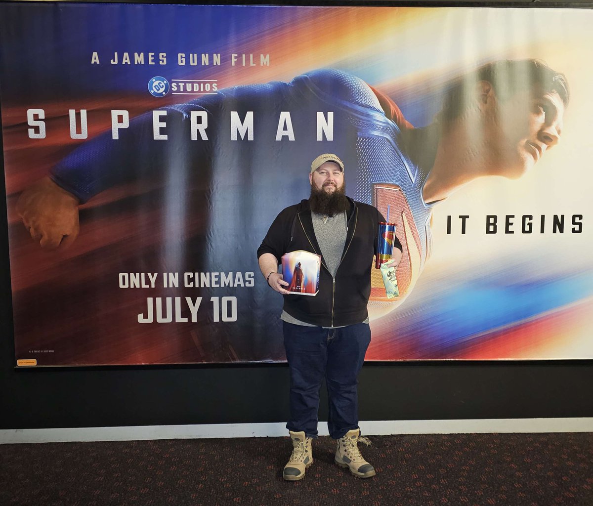 Just saw James Gunn's Superman. That literally was a true cinematic comic book #Superman on the big screen and a DC Universe that feels right at home from the pages I've lived for decades. I love what came before and always will, and I'm now very open to seeing where this new DC