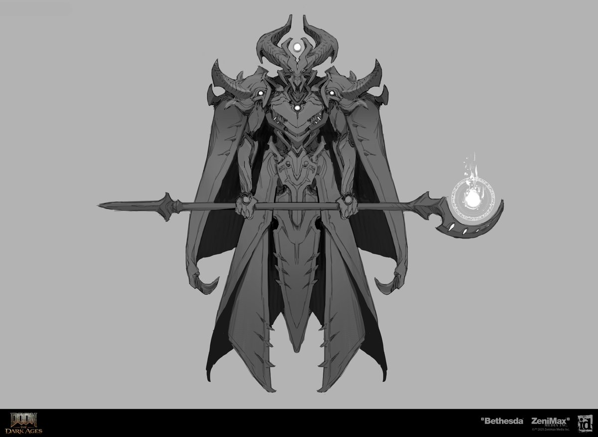 jonlane_art's tweet image. Doom: The Dark Ages
Acolyte sketches, character concept art