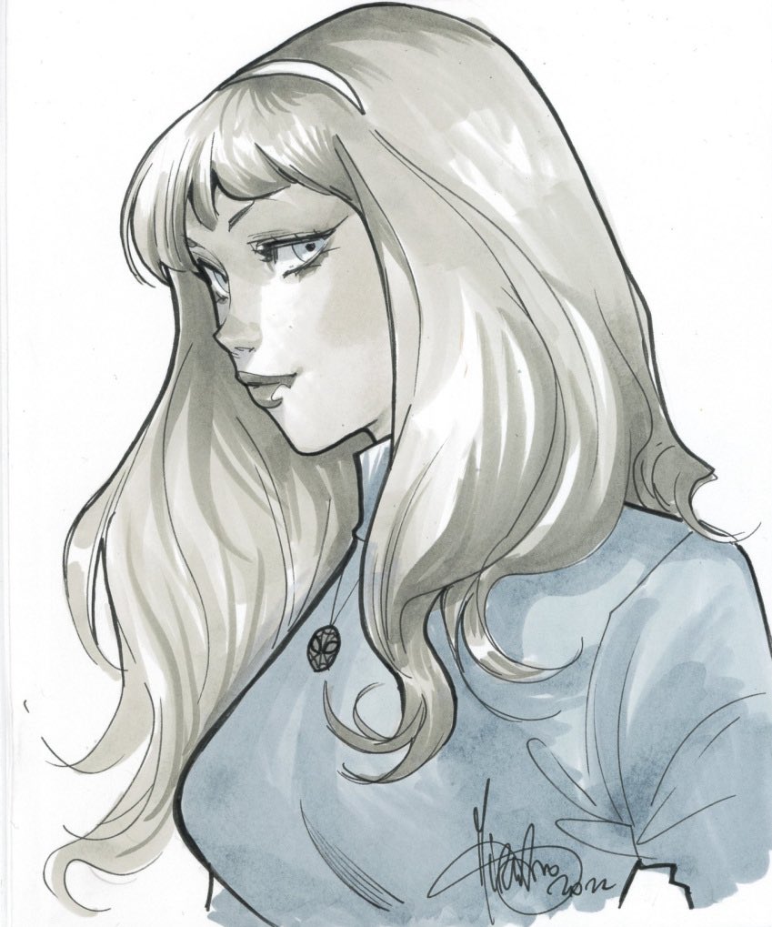 thinkergwendy's tweet image. Gwen Stacy by Mirka Andolfo