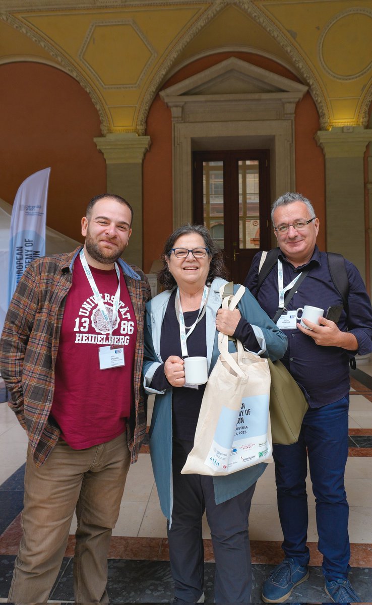 Dr Angelos Mavropoulos (@angelosmavro) on Twitter photo So happy to bump into two amazing Greek scholars, Frances Kostarelos and Nikolaos Asproulis, at <a href="/eu_are/">European Academy of Religion</a>'s annual conference in Vienna!
#EuARe2025 So happy to bump into two amazing Greek scholars, Frances Kostarelos and Nikolaos Asproulis, at <a href="/eu_are/">European Academy of Religion</a>'s annual conference in Vienna!
#EuARe2025