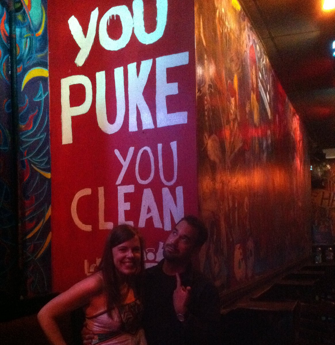 2011: A true dive bar, LES NYC. I believe it was Steve’s pick. Back when we were classy. Happy birthday <a href="/amybruni/">Amy Bruni</a>