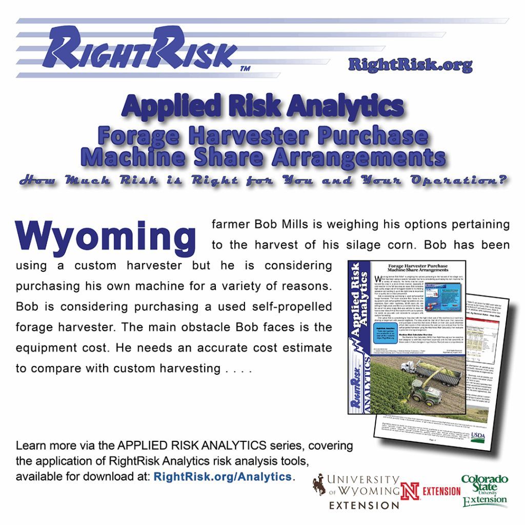 RightRiskorg's tweet image. Forage Harvester Purchase – Machine Share Arrangements (uwagec.org/rightrisk/news…)
#RightRisk #RiskInAg #AgRiskMgt
Learn more via the APPLIED RISK ANALYTICS series, covering the application of RightRisk Analytics, available for download at: RightRisk.org/appliedriskana….