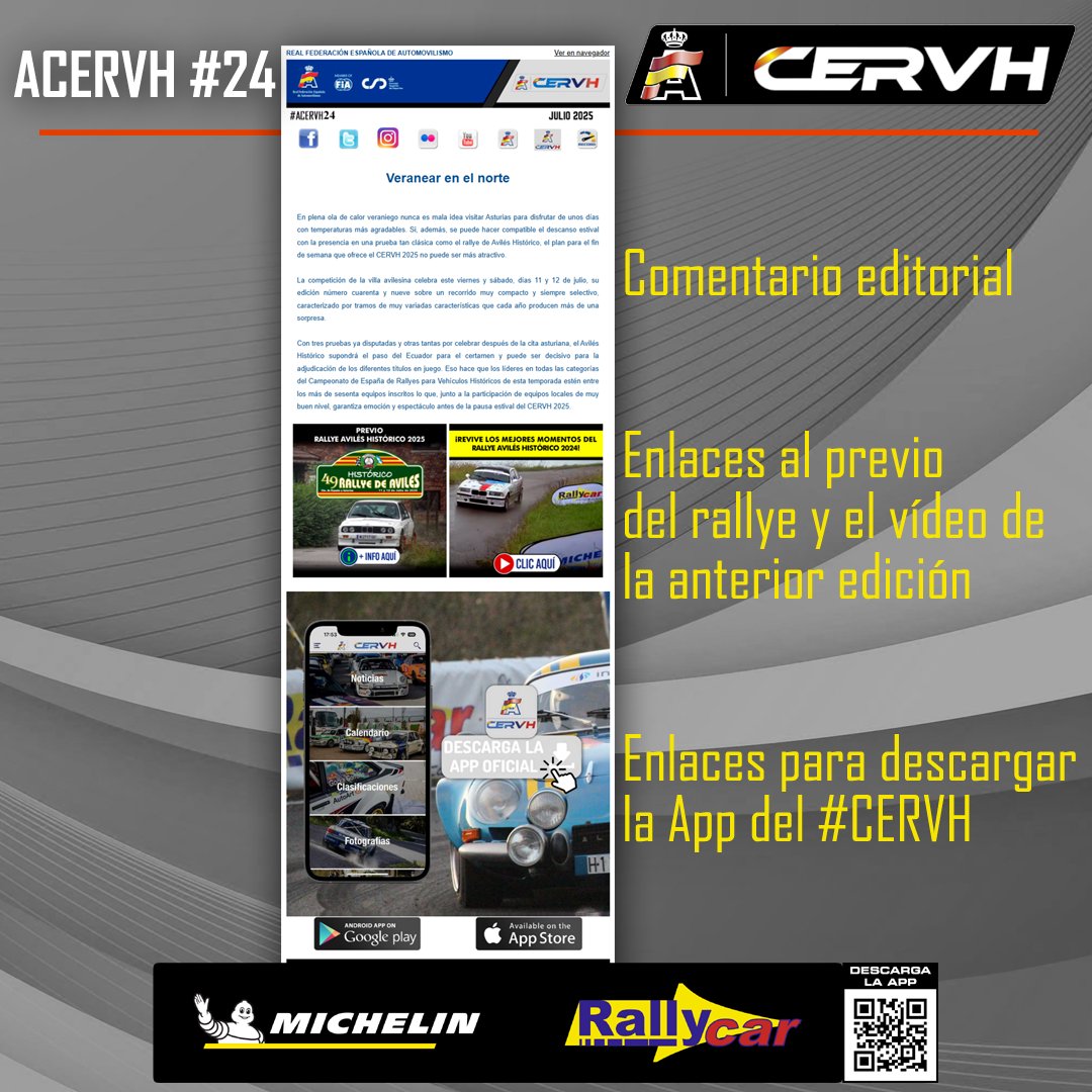 Información previa al #rallyeavileshistorico en la #newsletter de julio del #CERVH 2025 👉 rfeda.maileon.de/u/archive/vV8V…
