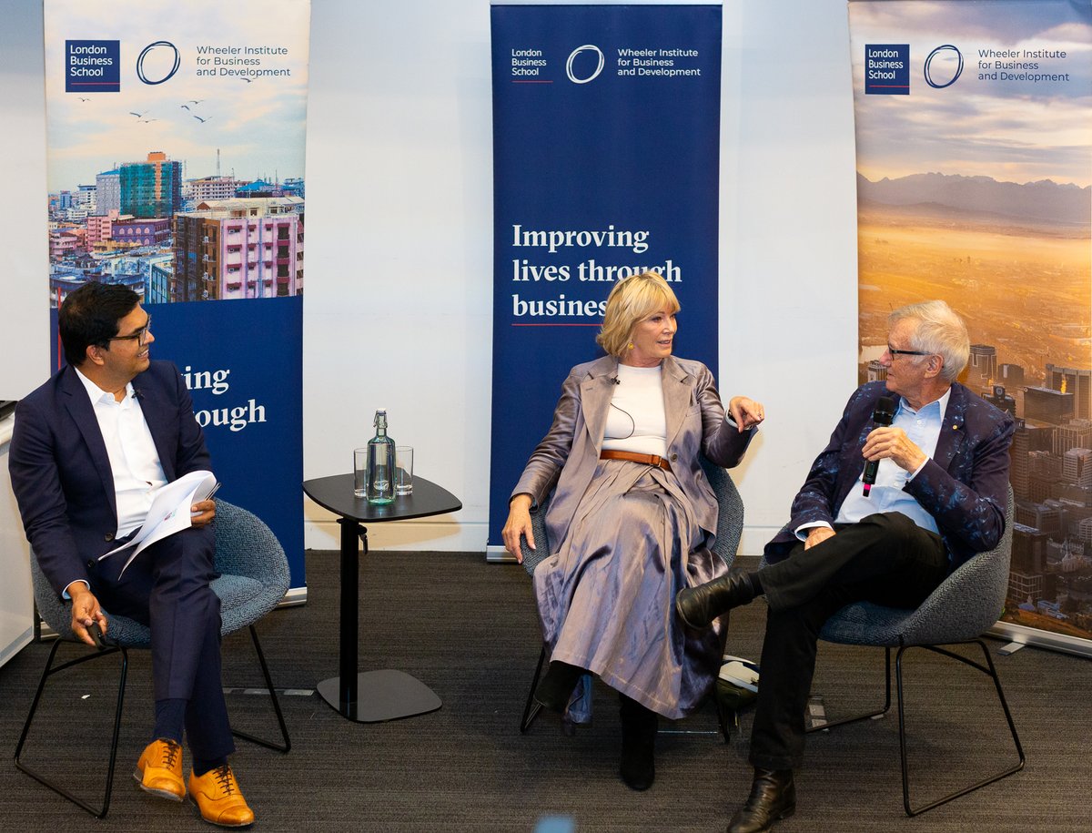 Wheeler Institute for Business and Development (@wheeler_lbs) on Twitter photo At <a href="/LBS/">London Business School</a>, in an event moderated by <a href="/chandy_rajesh/">Rajesh Chandy</a> and hosted by <a href="/sguriev/">Sergei Guriev</a>, Maureen and Tony shared lessons on their journey, from being entrepreneurs, to scaling with vision and staying true to their values. At <a href="/LBS/">London Business School</a>, in an event moderated by <a href="/chandy_rajesh/">Rajesh Chandy</a> and hosted by <a href="/sguriev/">Sergei Guriev</a>, Maureen and Tony shared lessons on their journey, from being entrepreneurs, to scaling with vision and staying true to their values.
