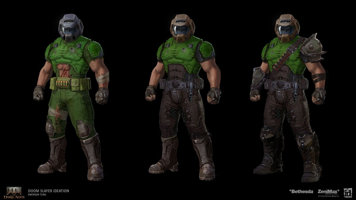 Early Slayer ideation for DOOM: The Dark Ages
#doom