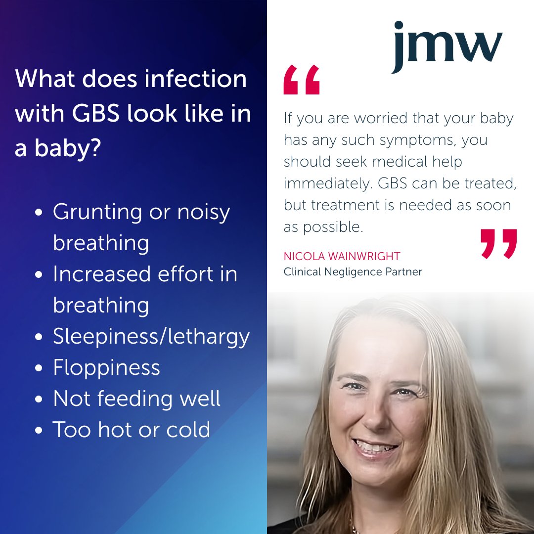 As Group B Strep Awareness Week continues, we're highlighting questions parents should be asking about group B strep. #GBSAW <a href="/GBSSupport/">Group B Strep Support</a> 

Read these insights from JMW's <a href="/NicWwright/">Nicola Wainwright</a> to feel more confident in discussing GBS with your maternity team.
jmw.co.uk/blog/clinical-…
