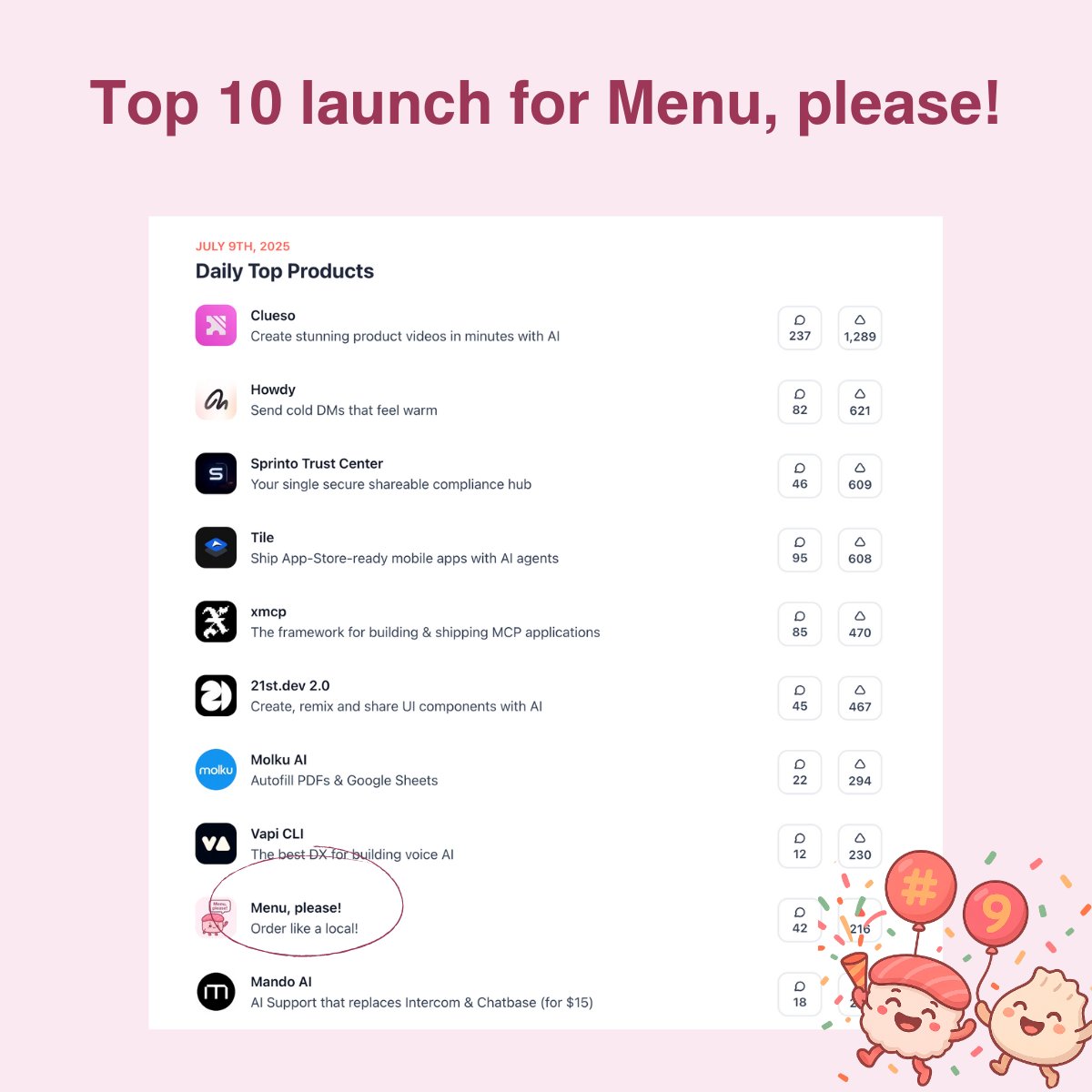 Menu, please! tweet media