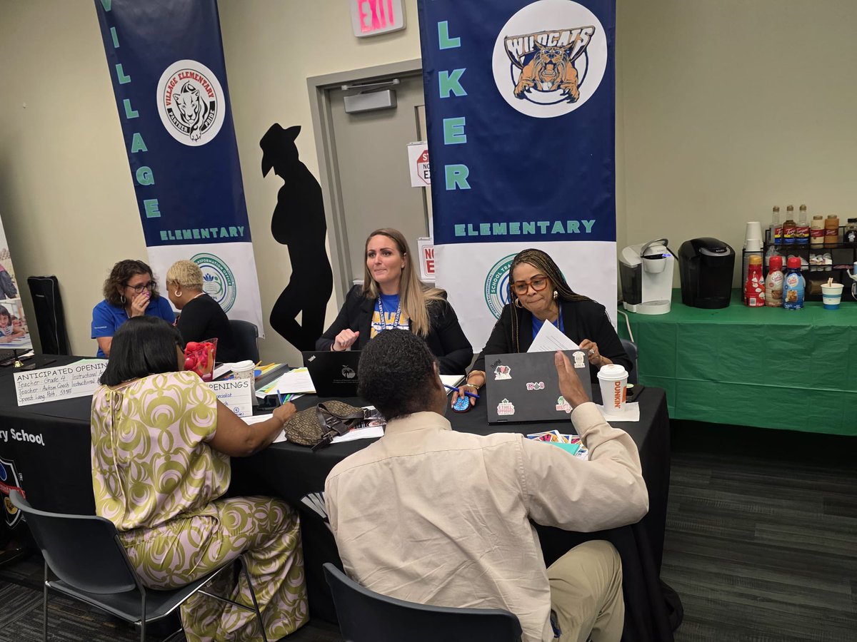 The STO Career Fair is off to a fantastic start! There’s still plenty of time for you to apply for a job at one of our schools. We will be here until 12 pm!