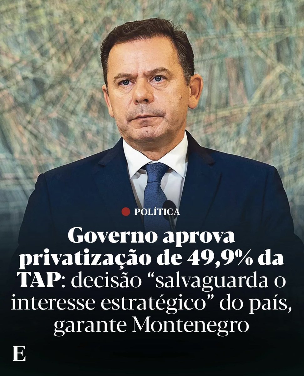 carlosp02740287's tweet image. O PM diz que a TAP é “um poço sem fundo”, a poucos dias da sua venda. Que primeiro-ministro desvaloriza publicamente um ativo estratégico nacional? Isto não é só irresponsável — é sabotagem económica vinda de dentro. Quando o Governo prejudica a TAP, prejudica o país. Perceberam?