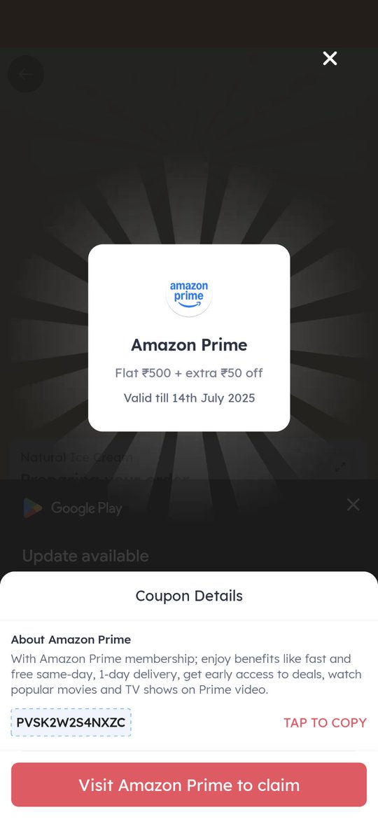 If anyone wishes to utilise for Prime membership. #AmazonPrime <a href="/DealBeeOfficial/">DealBee Deals</a>