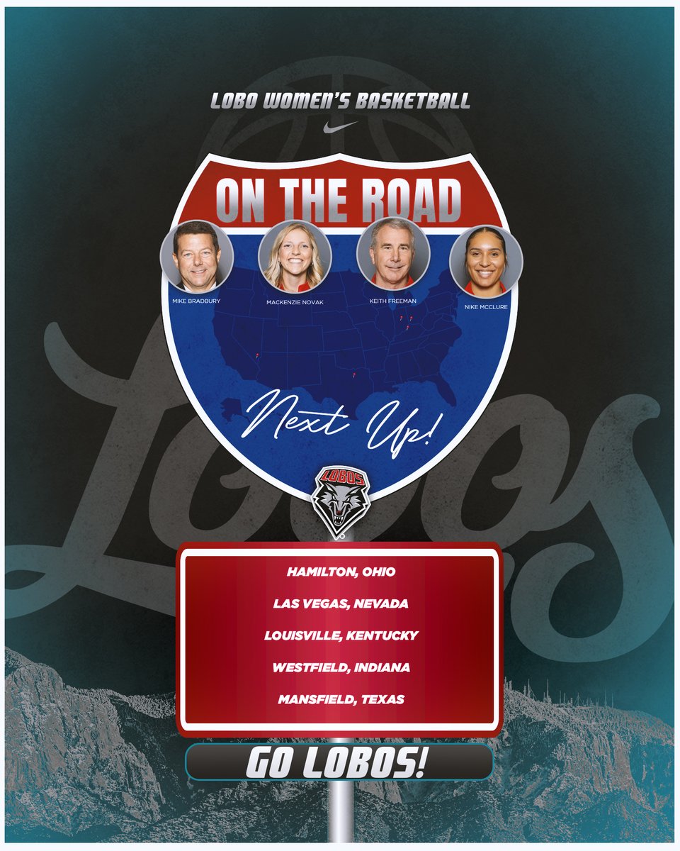 Hitting the road recruiting.

#GoLobos