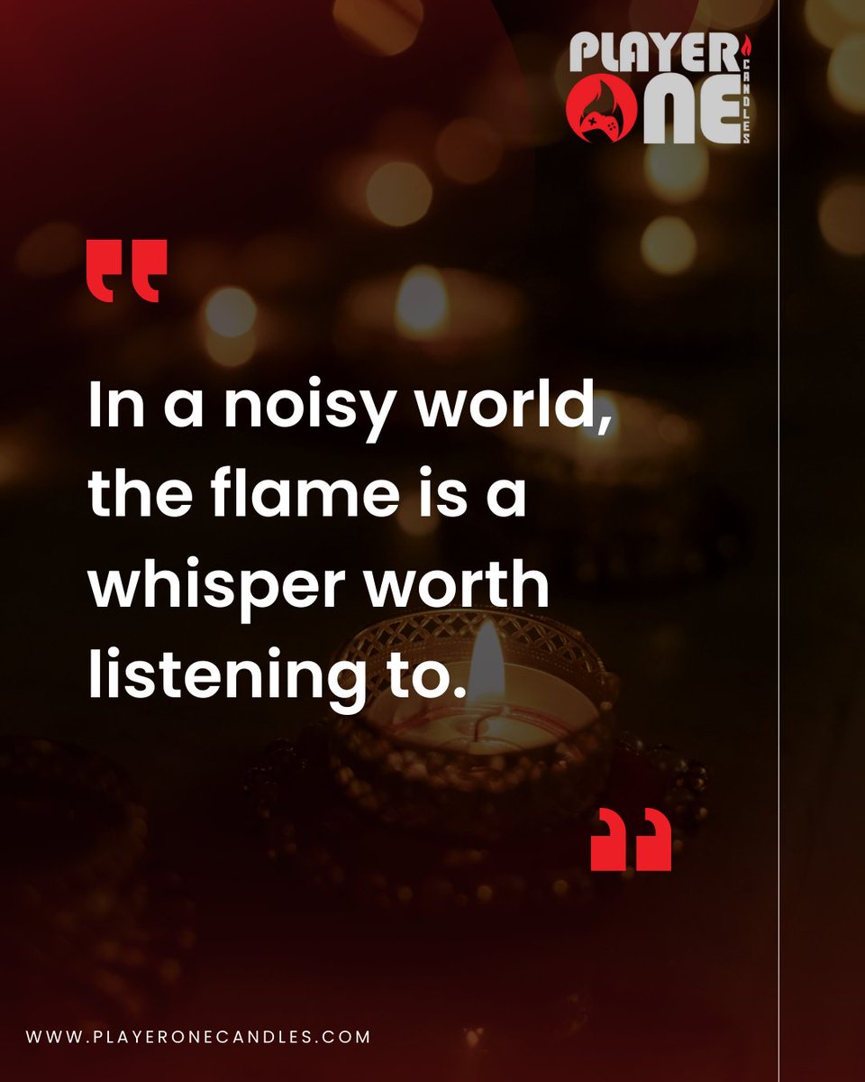 PlayerOneCandle's tweet image. Candlelight: the OG buff to your mental game.

playeronecandles.com

#OGBuffVibes #CandleMood #PixelPerfectVibes #ChillGamingSetup #SetupInspo #NextLevelDecor #ImmersiveSpaces #BossRoomReady #HiddenGamerSpaces #MoodBoostedGaming