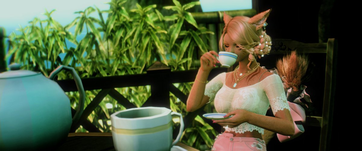 "I will join the fray when I've finished my tea."