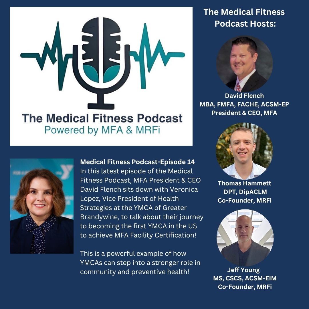 The YMCA of Greater Brandywine @ymcagbw is the 1st YMCA to earn MFA Facility Certification! Hear how they did it on the #MedicalFitnessPodcast. Click here to listen:  medicalfitness.org/medical-fitnes…
#medicalfitness #fitness #YMCA