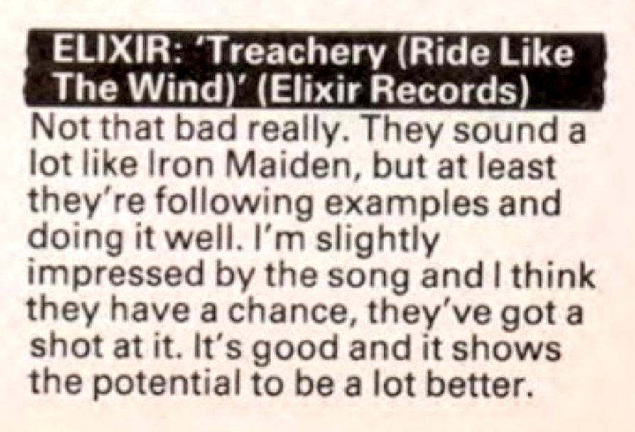 leonski700's tweet image. RIP RJD. 🙏 🎤🎶 #RonnieJamesDio Saw him perform only the once &quot;live&quot; back in 1987. He did review back in 1985 the Elixir single Treachery in Kerrang magazine and such inspirational words and proud to be honouring the great man today plus a single on it&apos;s 40th anniversary. 🤘