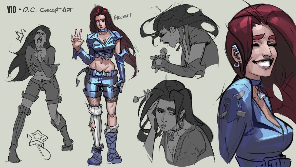 bobe_florian's tweet image. Drawing an oc #conceptart #characterdesign